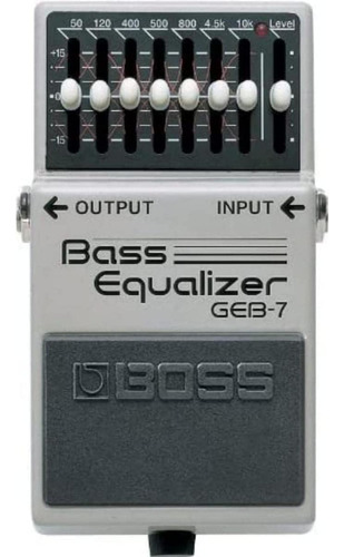 Geb-7 Pedal De Ecualizador De Graves De 7 Bandas