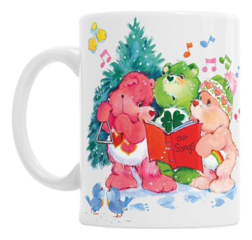 Taza Felices Fiestas Ositos Cariños En Cerámica Navidad