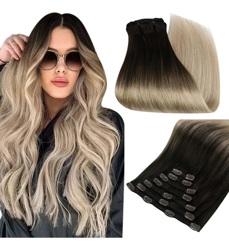 Extensiones Cabello Natural Marrón To Blonde Ombr 14in 120gr