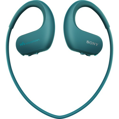 Mp3 Player Sony Nw-ws413 Ws413 4gb Walkman Prova Dágua Azul