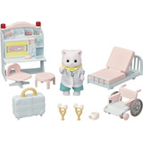 Doctor Gato Persa Con Artículos De Hospital Calico Critters 