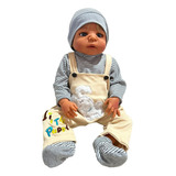 Boneco Bebe Reborn Menino 100% Silicone 57 Cm - João. Full