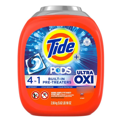 Tide Pods With Ultra Oxi He Laundry Detergent Pods, 104 Pz!! | Envío gratis
