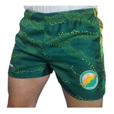 Short De Rugby Imago Wallabies Green