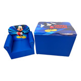 Baú Para Guardar Brinquedo Sofazinho Infantil Bebe Mickey