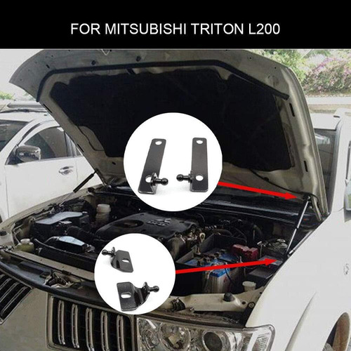 Kit Gato Amortiguador Capot Mitsubishi L200 Triton 05/14 Foto 2