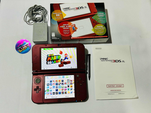 New Nintendo 3ds Xl Completo + Sd 128gb