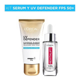 Uv Defender + Serum Antiarrugas - g a $880