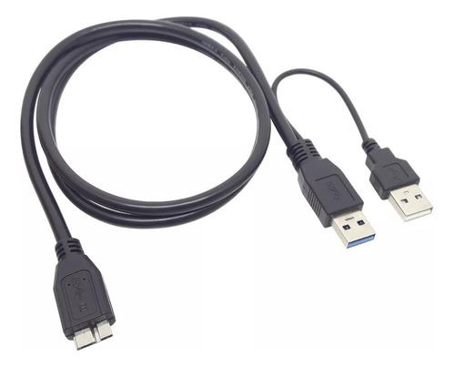 Cabo Usb Y 3.0 Para Hd Micro B - Hd Externo, Wii