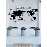 Vinil Mundial Mapamundi Mapa 