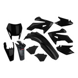 Kit Plasticos Tornado 250 Negro 10 Pcs Spektor Moto Avenida