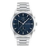 Reloj Para Hombre Calvin Klein Ambition 25200208 Plateado