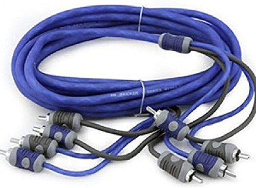Cable  De Audio Rca Serie K, 6 Metros/4 Canales/azul