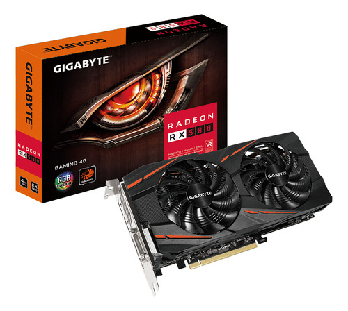 Placa De Video Gamer Rx 580 Gigabyte Oc 4gb