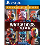 Watch Dogs Legion Para Playstation 4 Gold Steelbook Edition