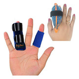 Finger Splint Plus Sleeve (juego De 3 Piezas, Azul Aguamarin