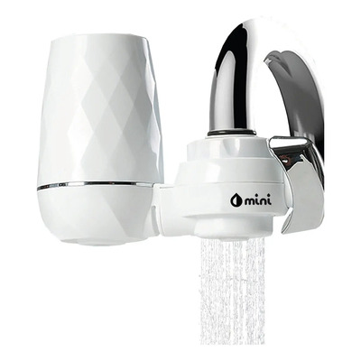 Purificador de Agua Pura Mini, Filtro de Agua para Casa de Grifo Roscado Elimina Cloro, Mal Olor y Sabor, Alto rendimiento 10mil lts, Fácil de Instalar, Mejor y más económico que el Garrafón. | Meses sin interés