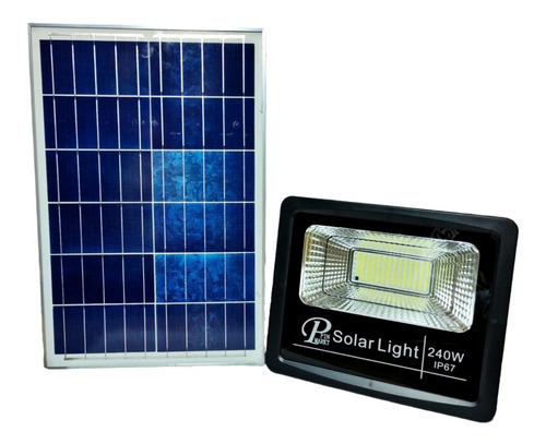 Lámpara Suburbana, Solar Led Reflector Solar 240w