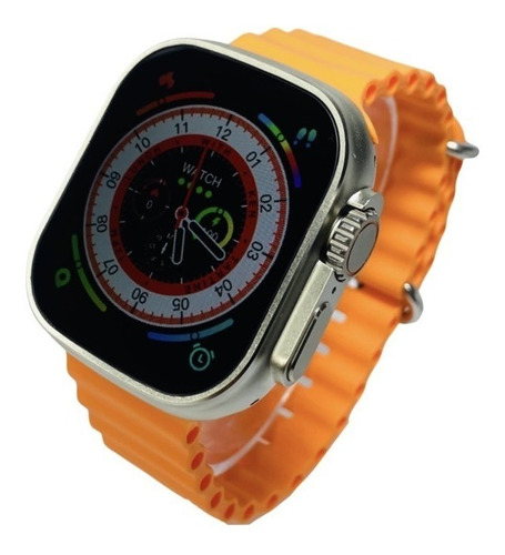 Relógio Smartwatch Iwo W68 Ultra Séries 8 - Laranja