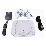 Playstation Ps1 Slim + Control Original + Chip + 4 Juegos