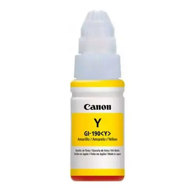 Botella Tinta Canon 190 Colorcamarillo Gi-190 \u002F 0670c001aa Tinta Amarillo | Envío gratis