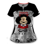 Uniforme Medico Anti Fluido Estampado Mafalda