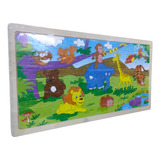 Puzzle Rompecabeza De Madera Animales De Selva Shp