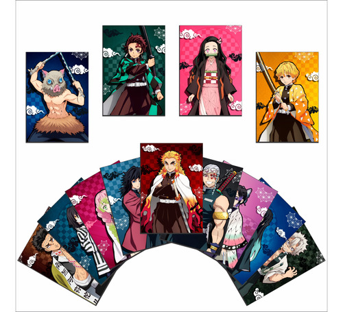 Set Imanes Para Nevera Kimetsu No Yaiba X13