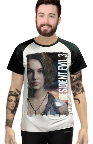 Playera Resident Evil 3 Remake Blanca Ranglan Varios Modelos