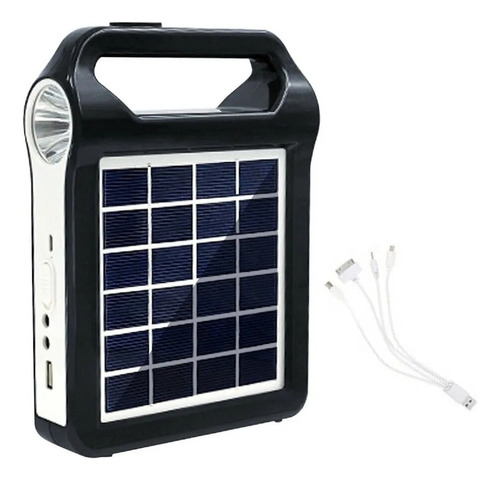 Sistema Generador De Luz Solar Portátil Con Puerto Usb W 2