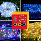 Luces De Navidad Y Decorativas Dosyu Dosyu Dy-ice20m-mt-3c 20m De Largo 110v/220v - Blanco Frío Con Cable Transparente