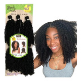 Cabelo Orgânico Aplique Para Entrelace Cacheado Curto Afro