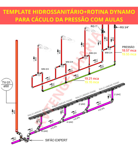 Revit Hidrossanitário Com Rotinas Dynamo+piscina Com Aulas