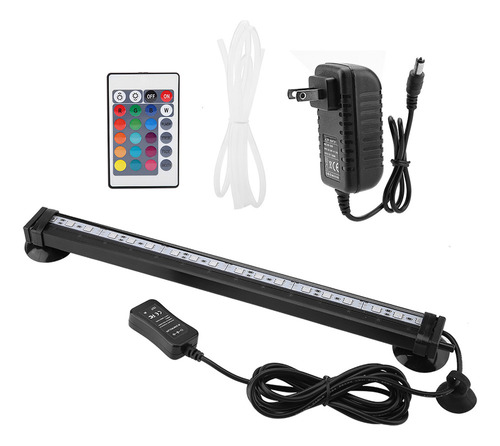 Luz Led Subacuática Con Burbujas For Pecera Con Control