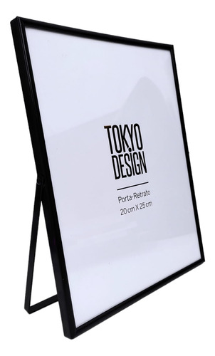 Porta Retrato Black Metal 20x25 Moldura De Foto Tokyo Design