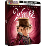 Steelbook Wonka (2023) Timothée Chalamet - 4k Uhd + Blu-ray