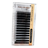Pestañas Fibra 3d W Para Volumen 0,07 D Nagaraku 8-15 Mm