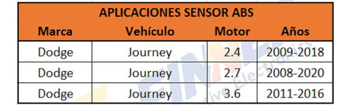 Sensor Abs Dodge Journey Delantera Derecha Foto 7