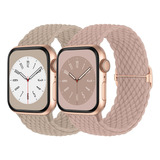 Malla Trenzada Para Apple Watch De 42/44/45/49mm Pack 2u.-13