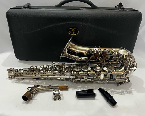 Saxofón Alto Cavalier Plateado No Yamaha