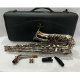 Saxofón Alto Cavalier Plateado No Yamaha