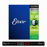 Elixir Optiweb Medium 11-49 Cuerdas Guitarra Eléctrica 19102