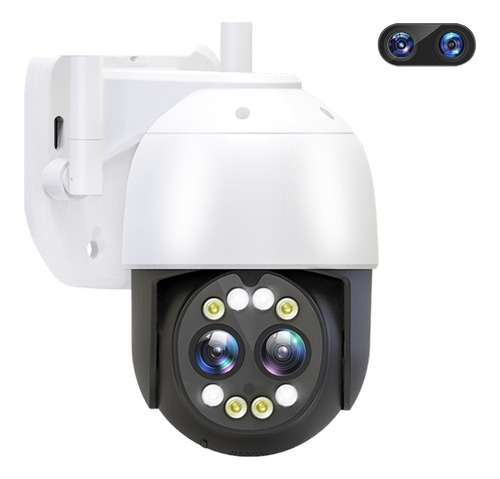 Cámara Ip Wifi 8x Zoom De Doble Lente Videovigilancia Cctv