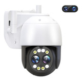 Cámara Ip Wifi 8x Zoom De Doble Lente Videovigilancia Cctv