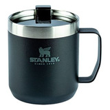 Mug Termica Stanley Camp 8113 Black 354ml - Preto - Unissex 