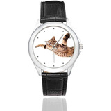 Interestprint Funny Cats - Reloj De Pulsera Para Mujer, Resi