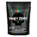 Whey Zero 837g Refil Black Skull - Proteína Isolada Sabor Cookies & Cream