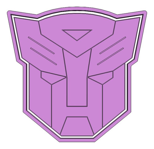 Cortante Logo De Transformers Molde Galletitas
