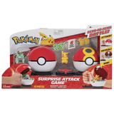 Pokemon Set Pokebolas Pikachu Y Bulbasaur Surprise Attack