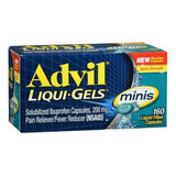 Advil Ibuprofeno Liqui Gels (160) Alivio Rápido #1 Americano